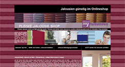 Desktop Screenshot of jalousie-for-you.com
